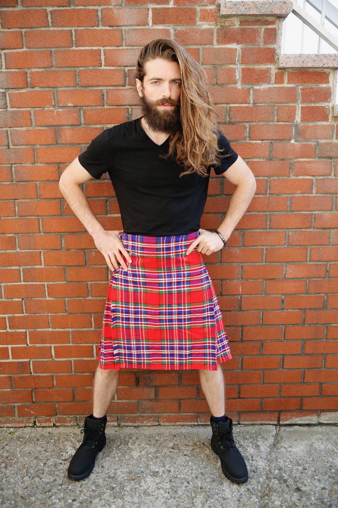 MACFARLANE TARTAN FABRIC kilt FOR SALE