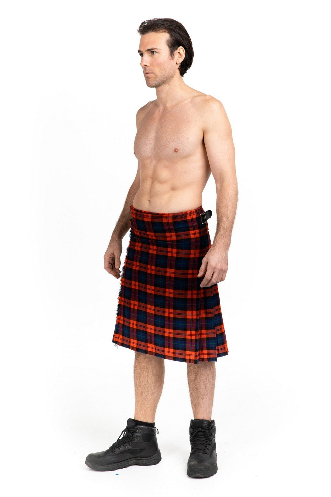 Scottish Maclachlan Tartan Kilt - side view