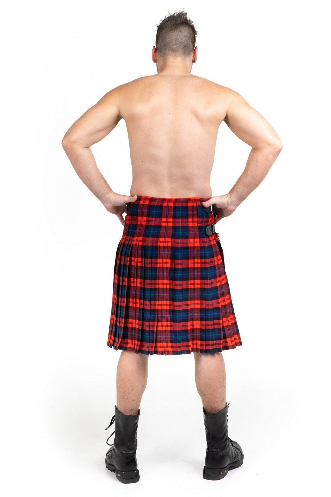 Maclachlan Tartan Kilt - Back side view