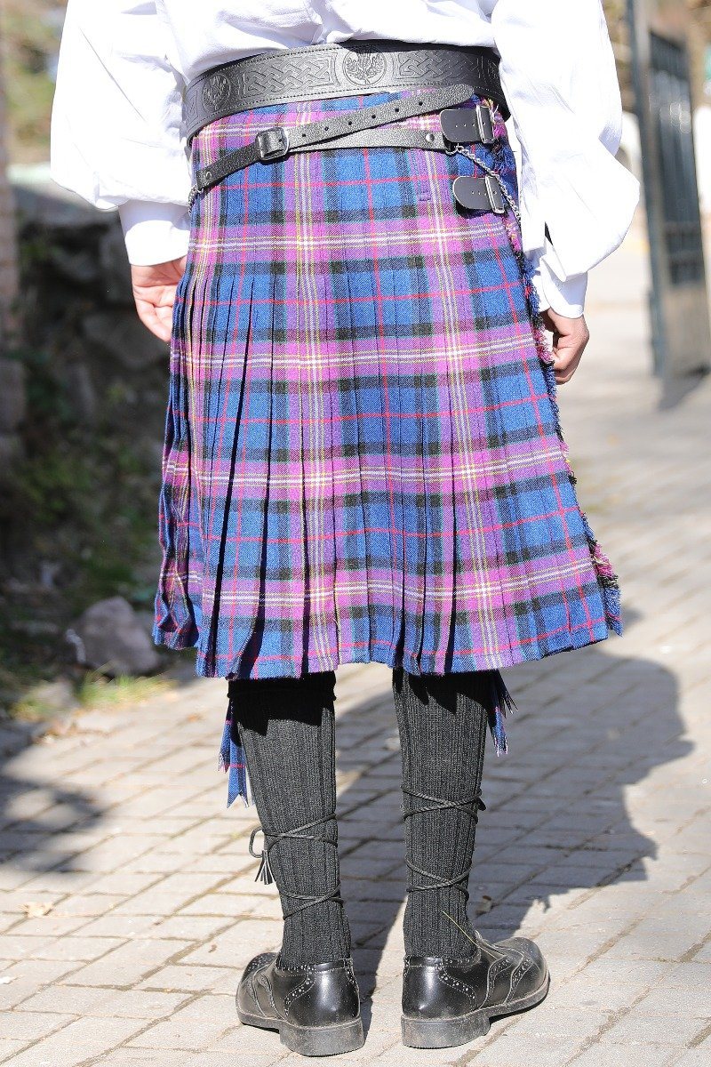 Masonic kilt - Back side view