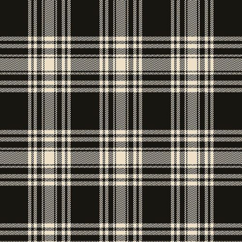 Menzies Dress Dance Black & White Ancient Tartan