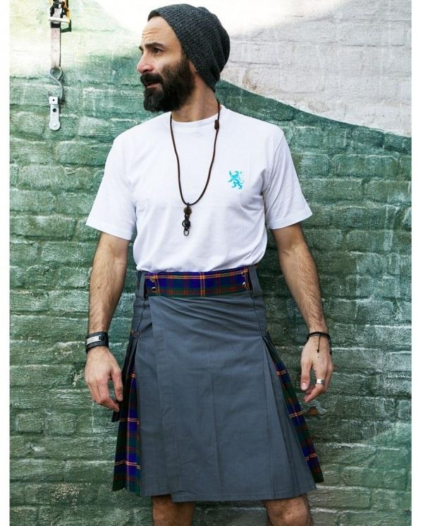 Mod Hybrid Kilt In Tartan Mix & Match