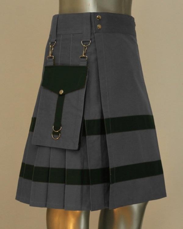 Modern Kilt For Men In Blue