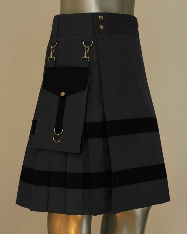 Duo-Tone Edgy Utility Kilt