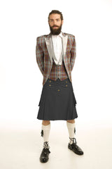 Dual Fabric Prince Charlie Kilt Attire