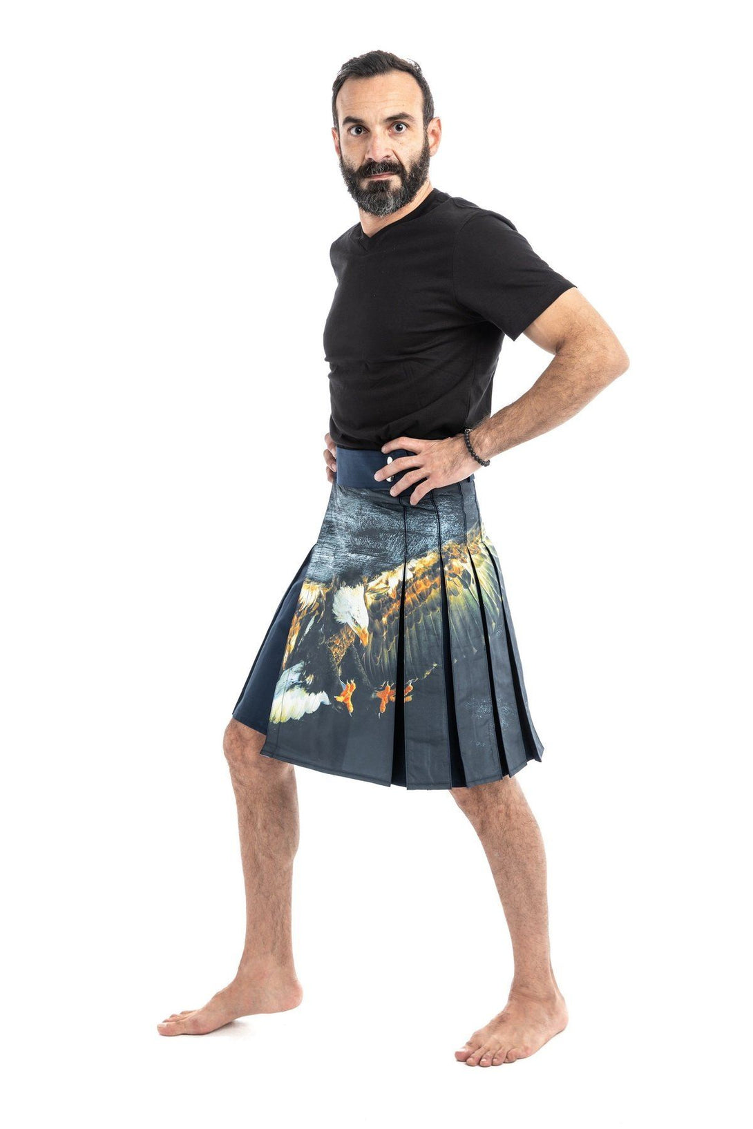 Majestic Eagle Print Kilt