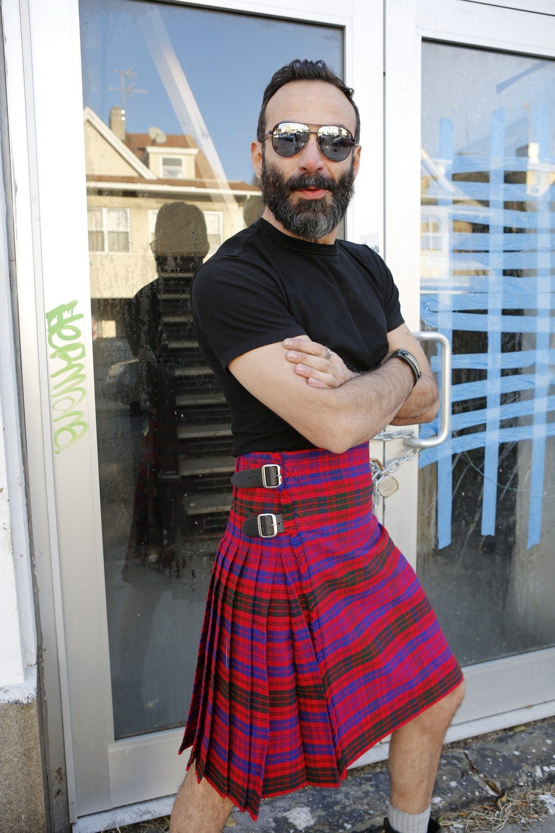 Ross Clan tartan Fabric kilt