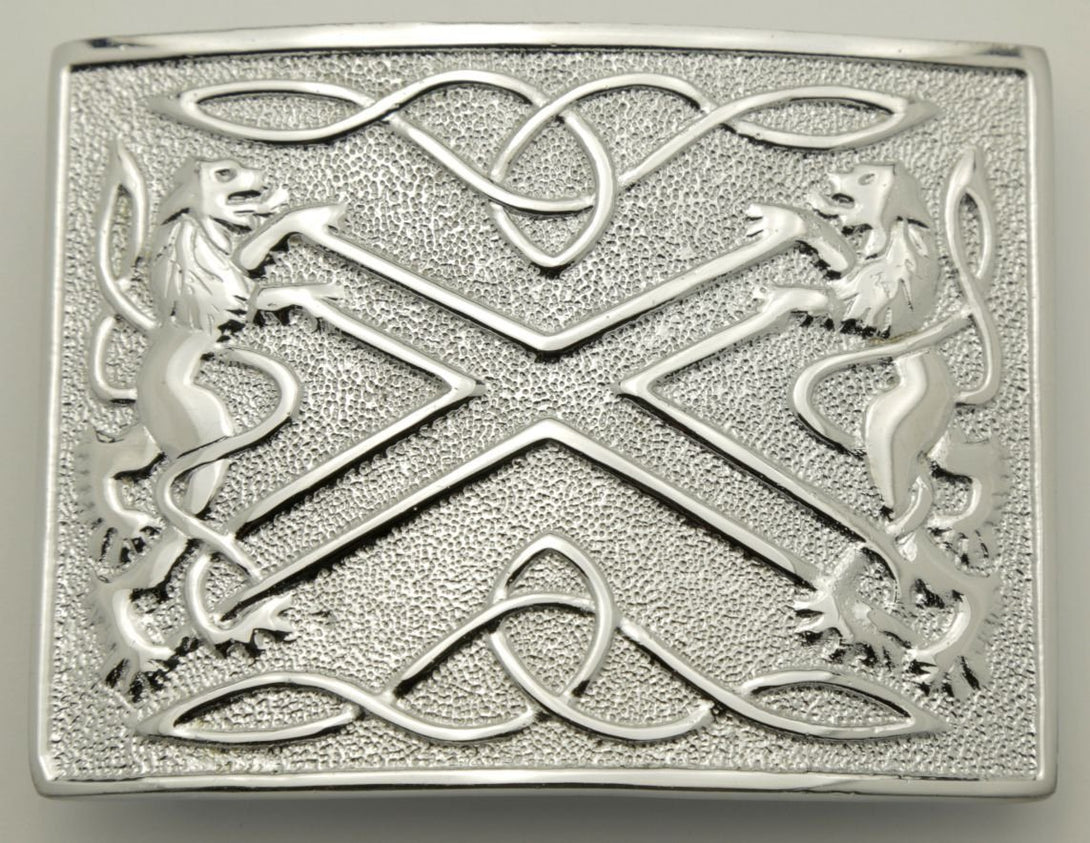 Saltire Lion kilt Belt Buckle