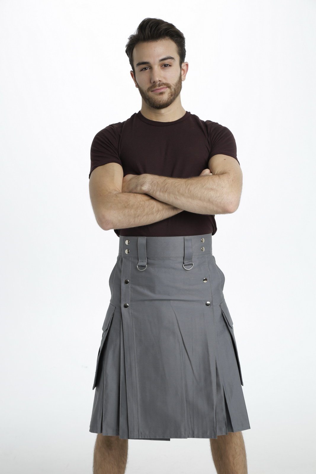 Slash Pocket Kilt for Elegant Men