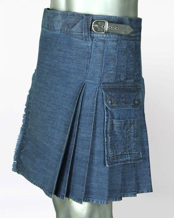 Stonewashed Denim Kilt for sales