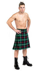 Sutherland Tartan kilt - Left Side view