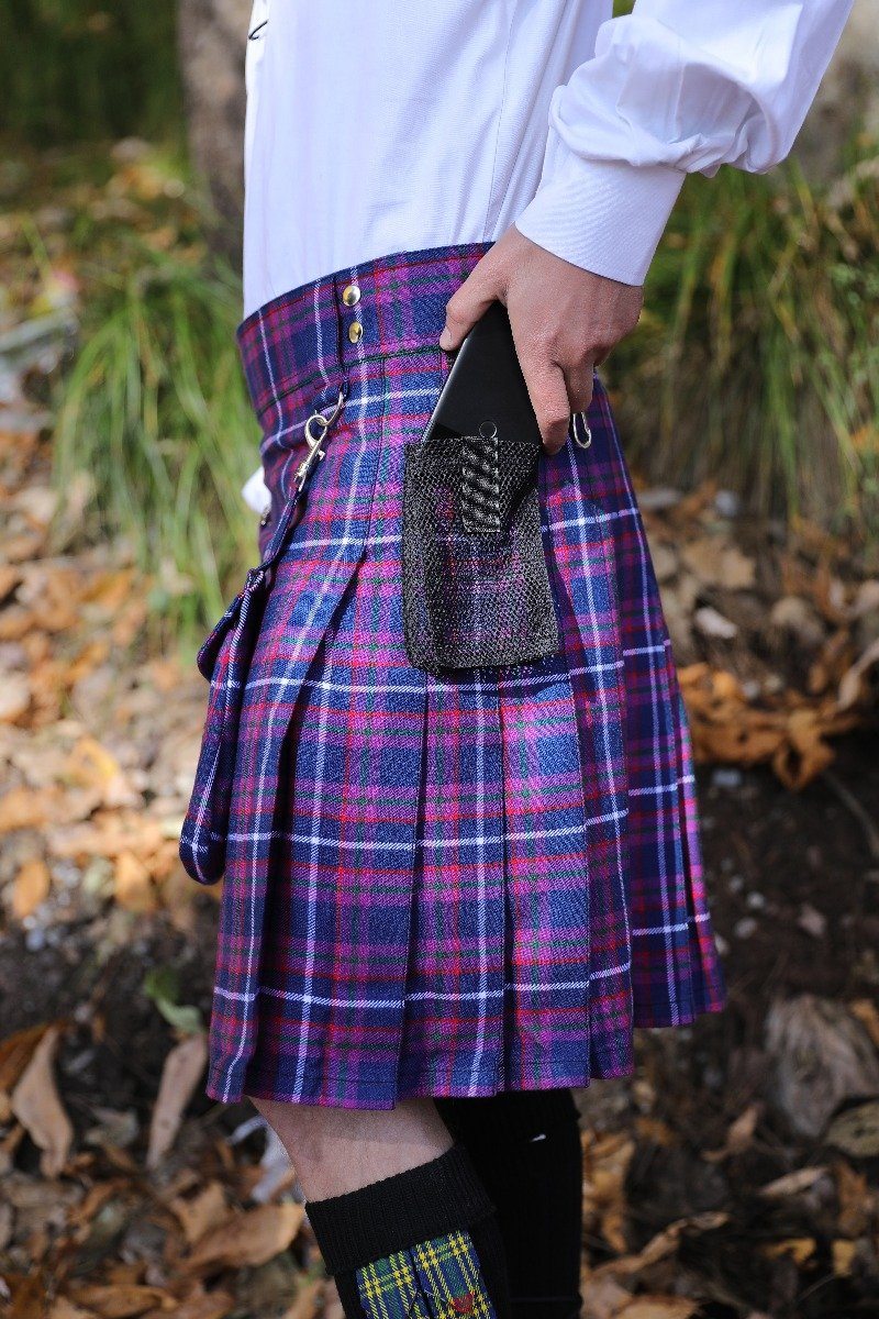 Tartan Hiking Kilt - Left Side View