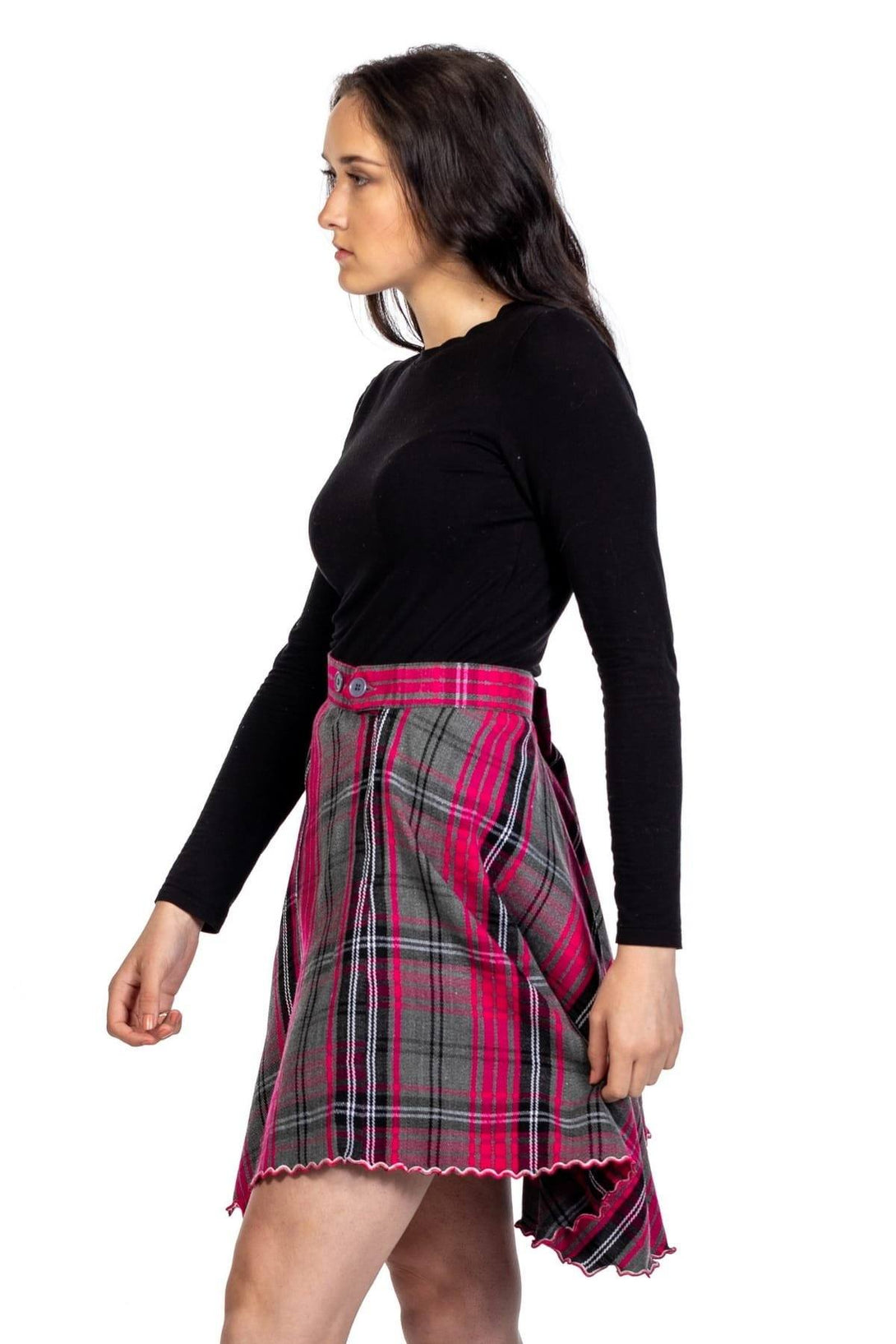 BUY TARTAN KILT WITH FRONT BUTTONS