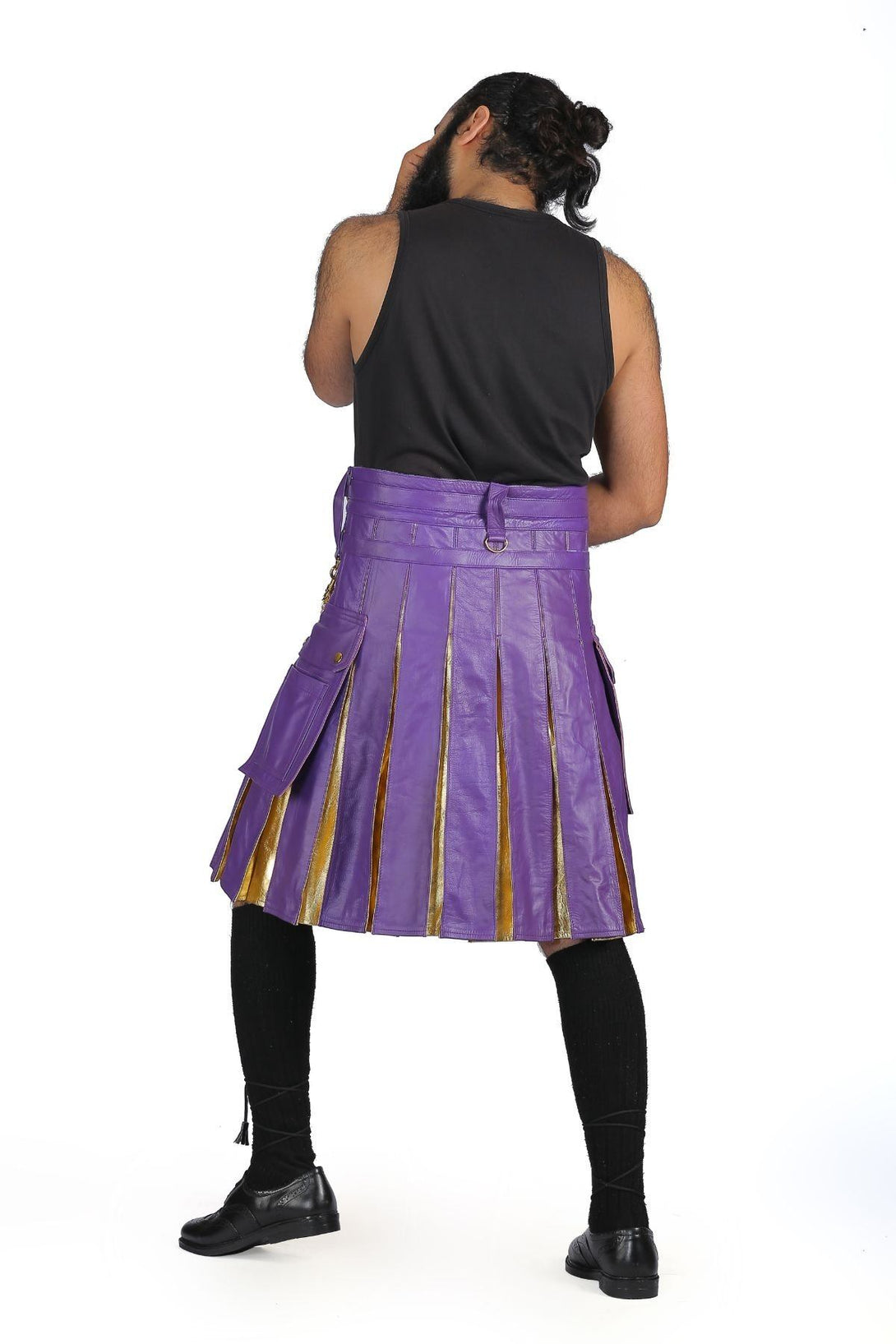 Trendy Catch Unisex Leather Hybrid Kilt