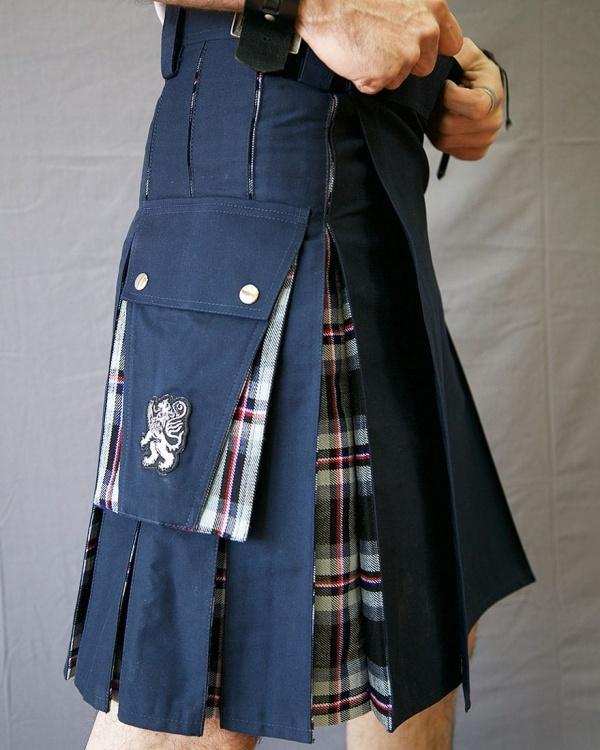 Ultimate Hybrid Kilt with pocket - Left Side View