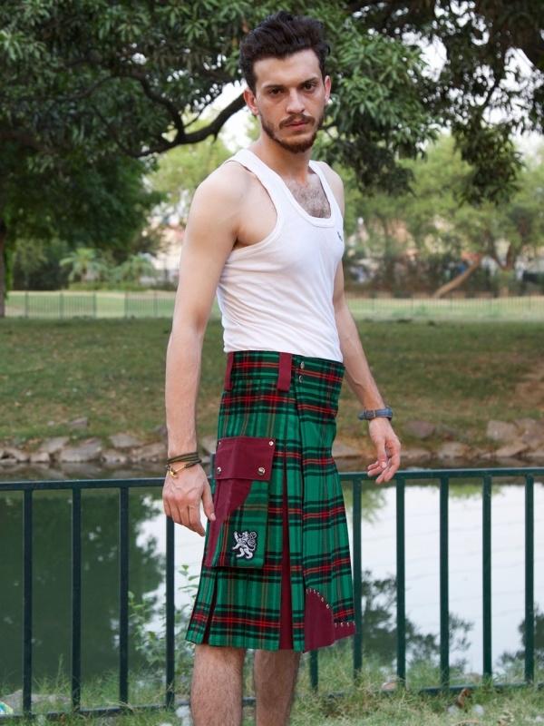 Ultimate Tartan Hybrid Kilt - Left Side View