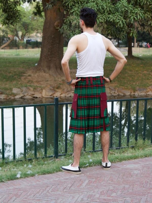 Ultimate Tartan Hybrid Kilt - Back Side View