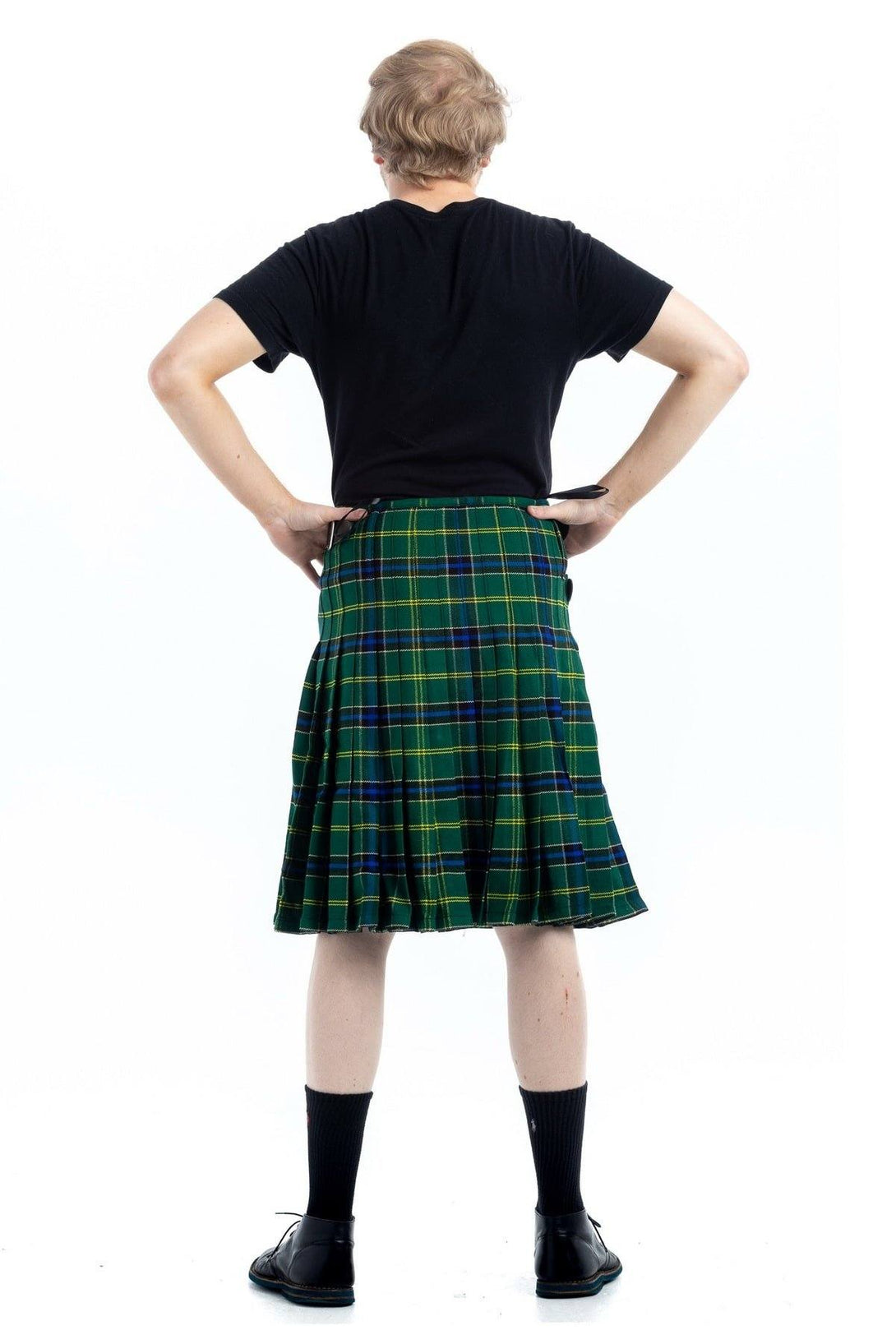 us army tartan usa  kilts - Back side view