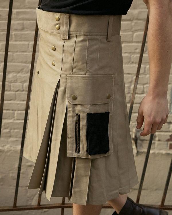 Utility Kilt For Working Men - Side Pocket