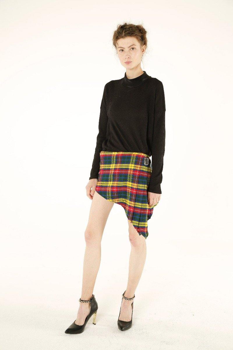 tartan skirt for womens