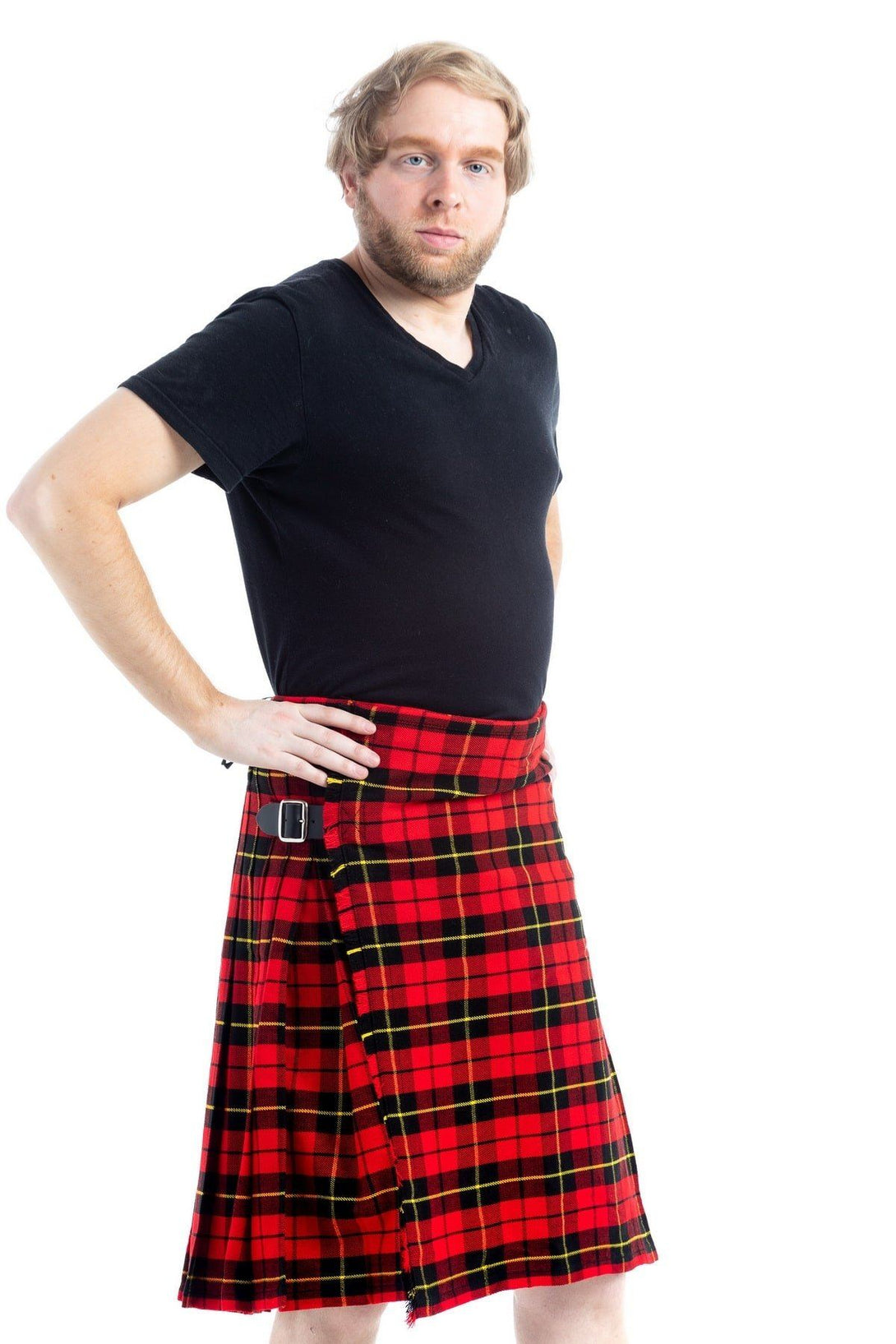 Wallace Tartan Kilt - Right side view